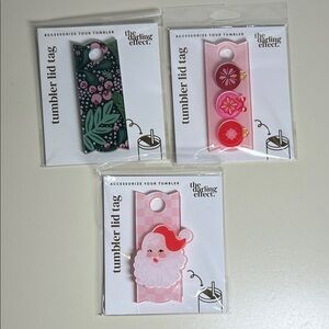 The Darling Effect Tumbler Lid Tags - Set of 3